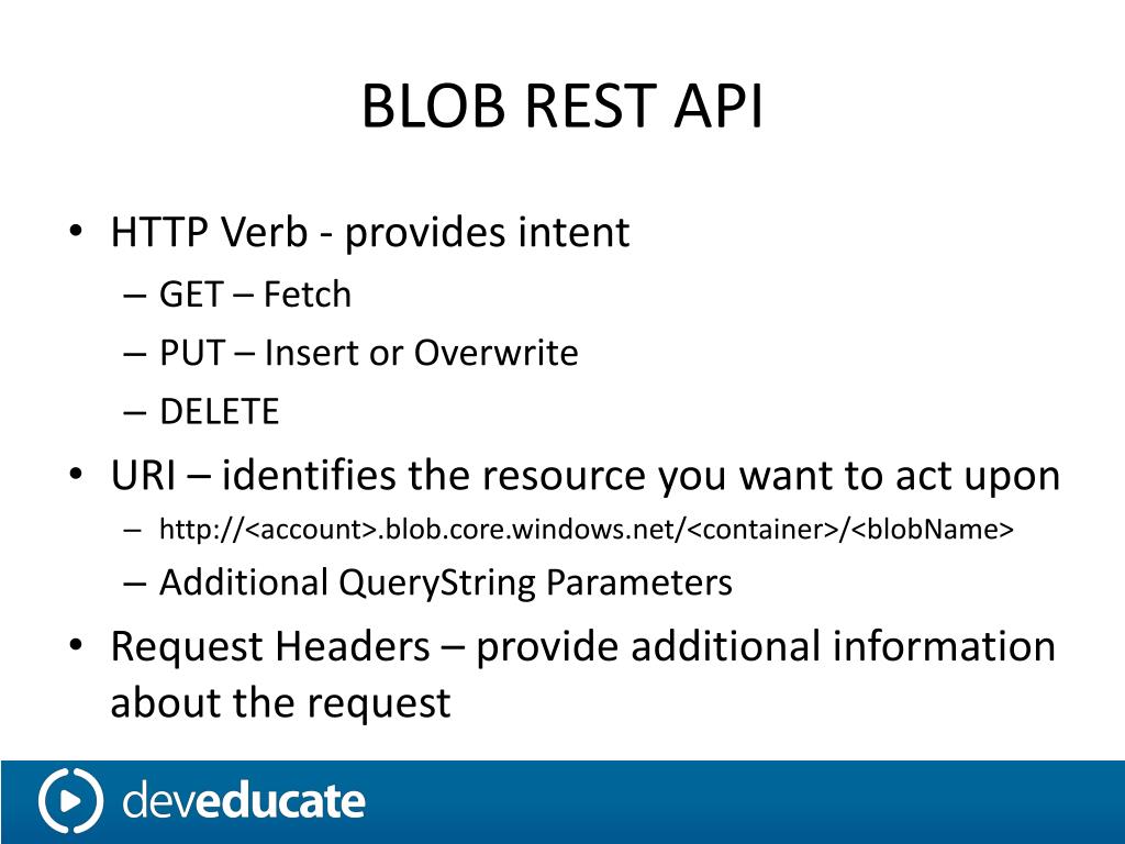 PPT Blobs in Azure PowerPoint Presentation, free download ID2697108