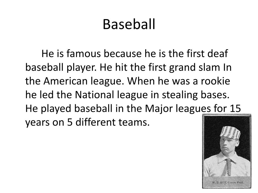 PPT William Hoy PowerPoint Presentation, free download ID2698178