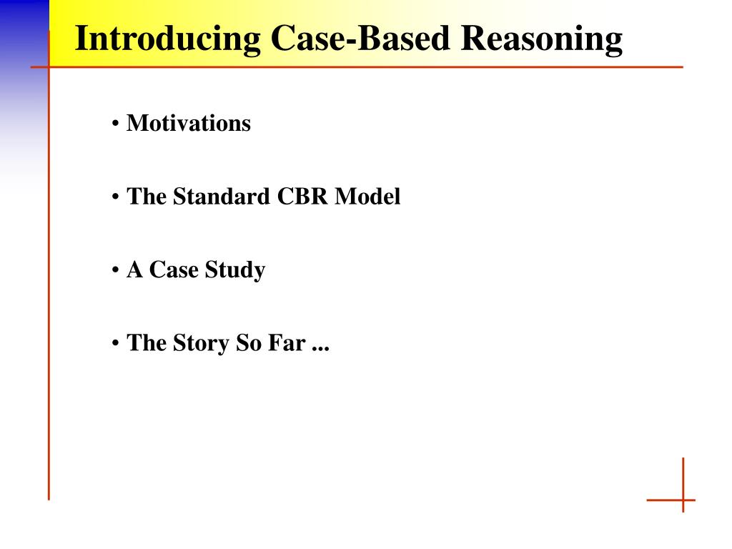 PPT CaseBased Reasoning PowerPoint Presentation, free download ID