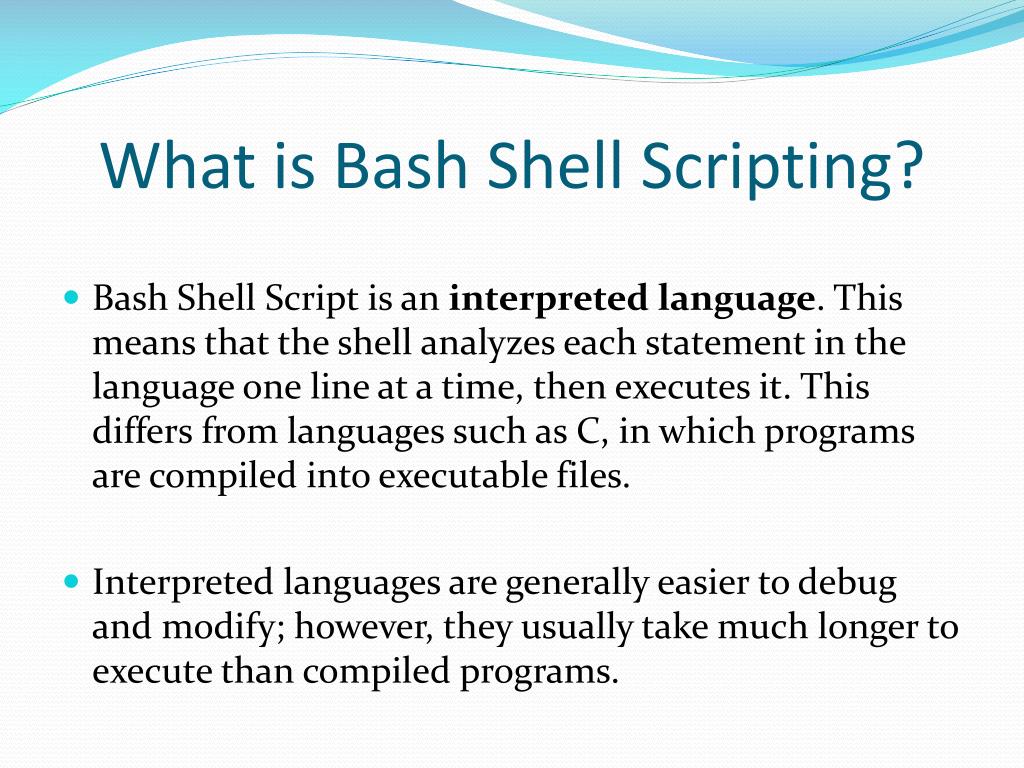 PPT What is Bash Shell Scripting? PowerPoint Presentation, free