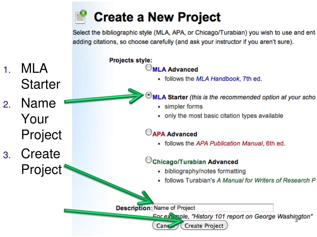 PPT How to create a Works Cited List in NoodleTools PowerPoint