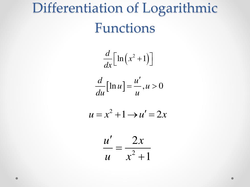 PPT The Natural Logarithmic Function PowerPoint Presentation, free