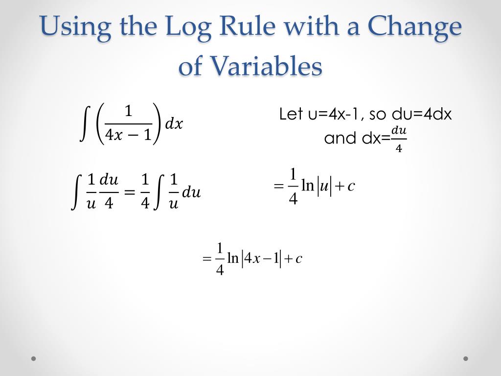 PPT The Natural Logarithmic Function PowerPoint Presentation, free