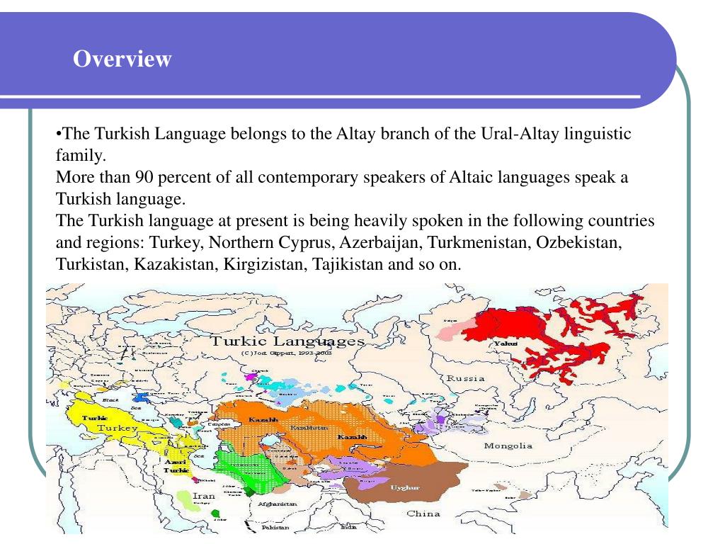 PPT The Turkish Language PowerPoint Presentation, free download ID