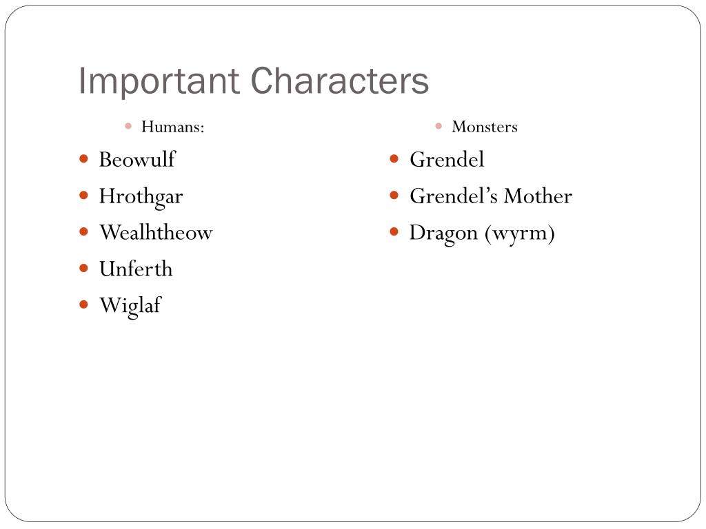 PPT Beowulf Vocabulary PowerPoint Presentation, free download ID