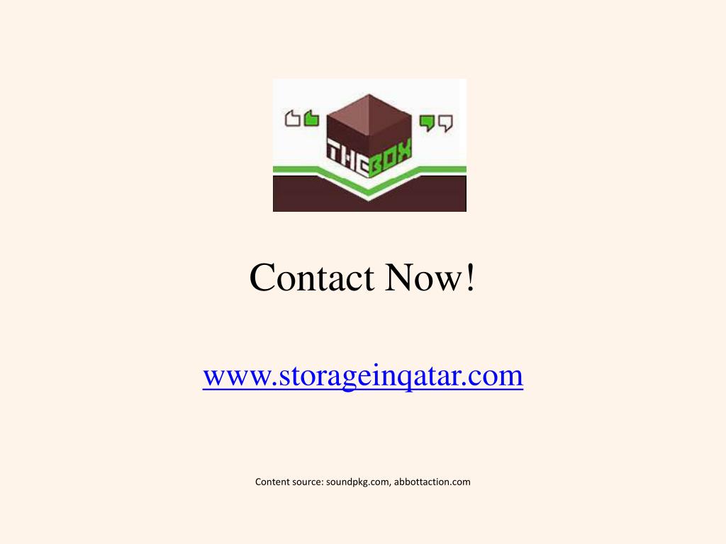 PPT Different Types of Storage Packing Boxes in Qatar PowerPoint