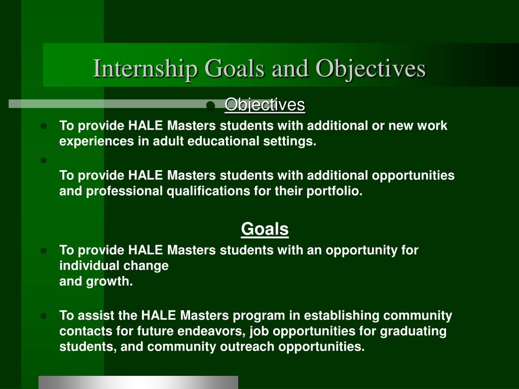 PPT From Theory to Practice A Proposal for an Internship Program