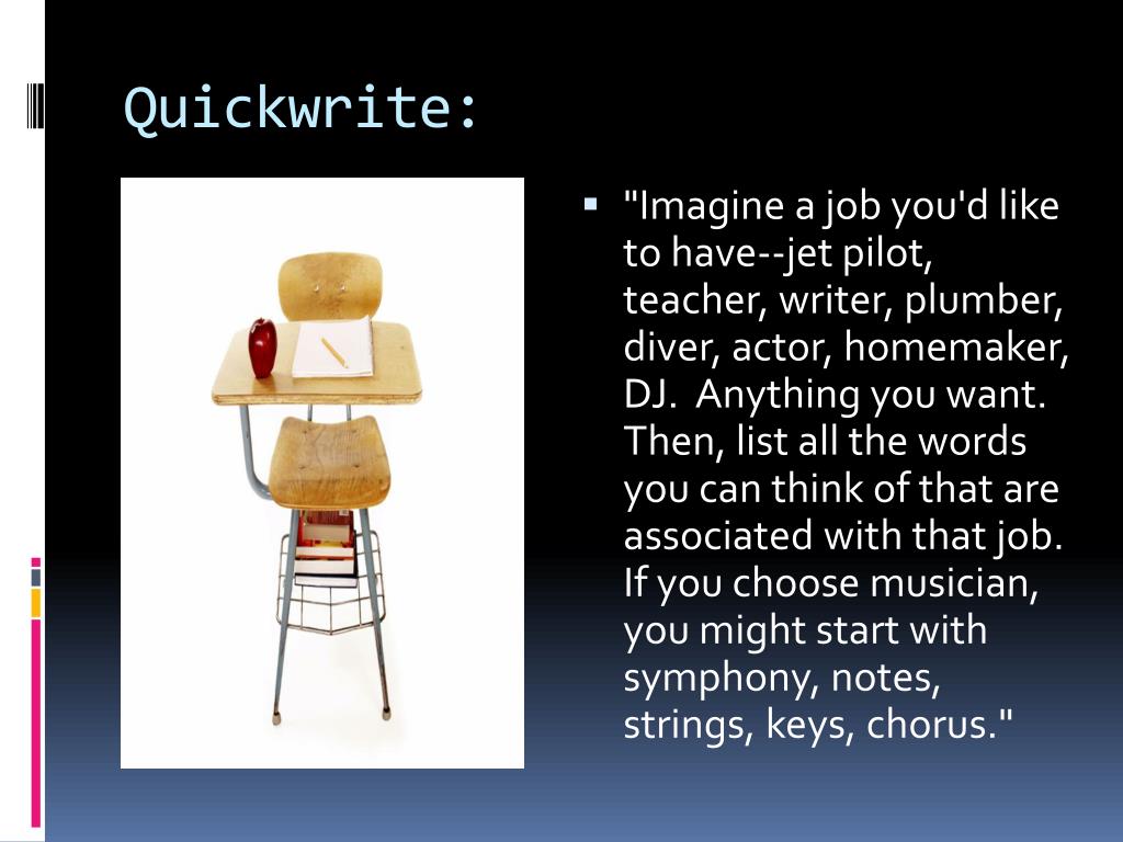 PPT Quickwrite PowerPoint Presentation, free download ID2708222