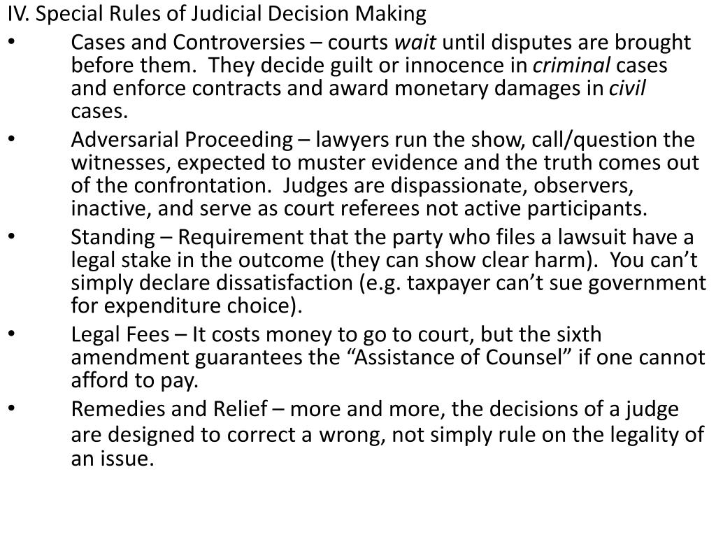 PPT Chapter 13 Judicial Politics I. Judicial Power A. Constitutional