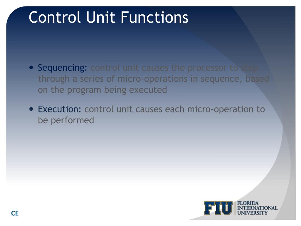 PPT CHAPTER 16 CONTROL UNIT OPERATION PowerPoint Presentation, free