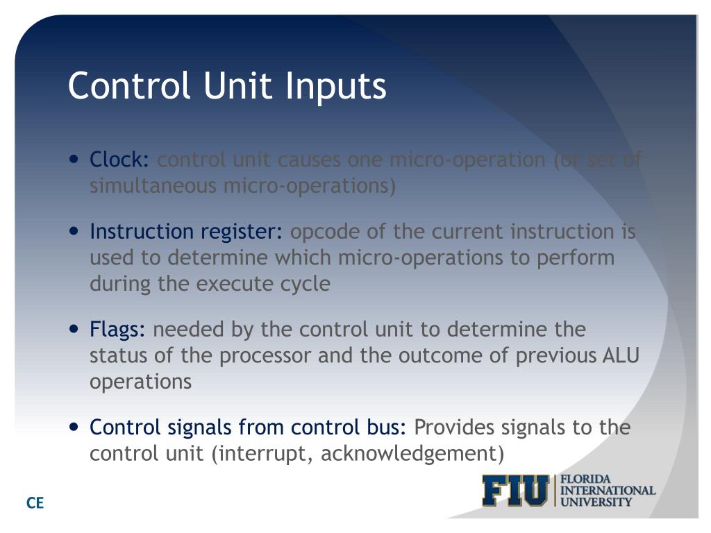 PPT CHAPTER 16 CONTROL UNIT OPERATION PowerPoint Presentation, free
