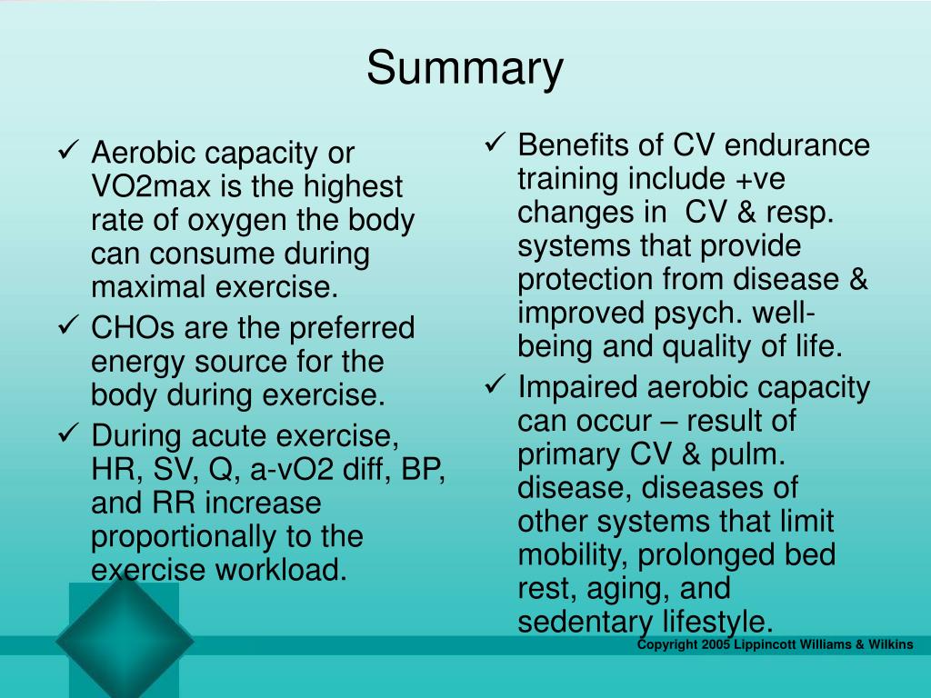 PPT Chapter 6 Impaired Aerobic Capacity/Endurance PowerPoint