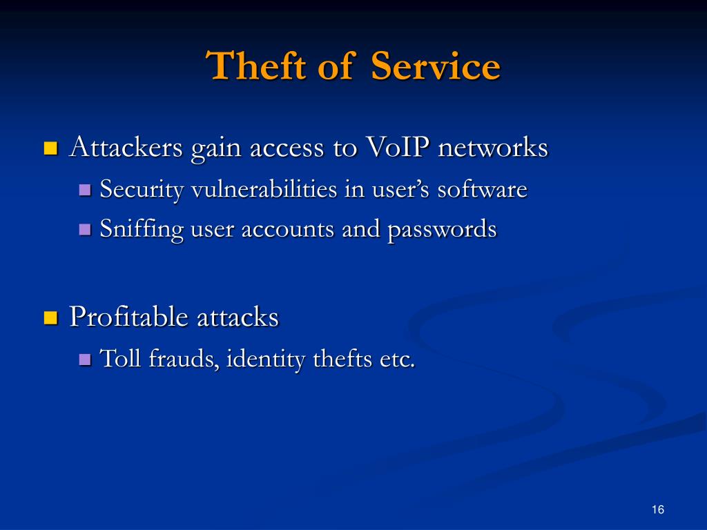 PPT VoIP Information Security Issues in Voice Over Protocol