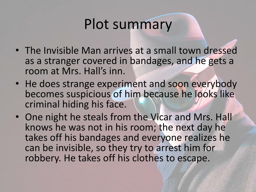 💄 Invisible man summary. The Invisible Man by H.G. Wells. 20221028