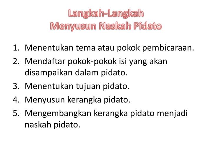 PPT MENYUSUN NASKAH PIDATO PowerPoint Presentation ID2720227
