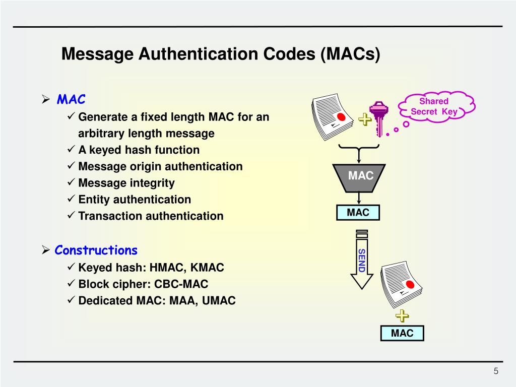 PPT Lect. 16 17 Hash Functions and MAC PowerPoint