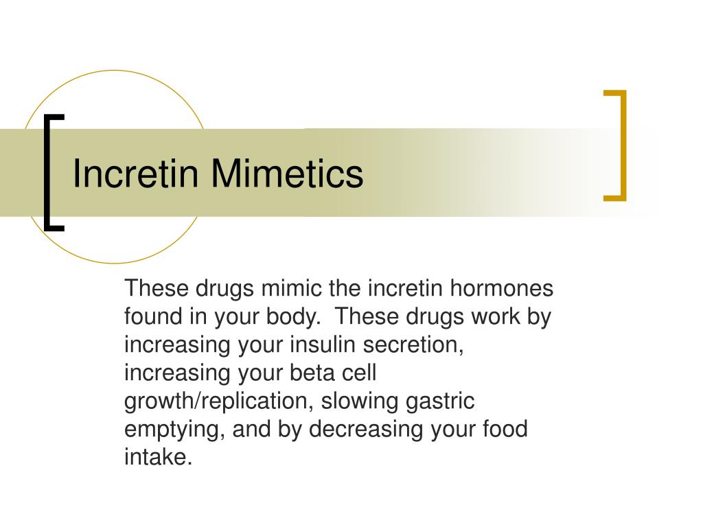 PPT Diabetes Medications PowerPoint Presentation, free download ID2722919