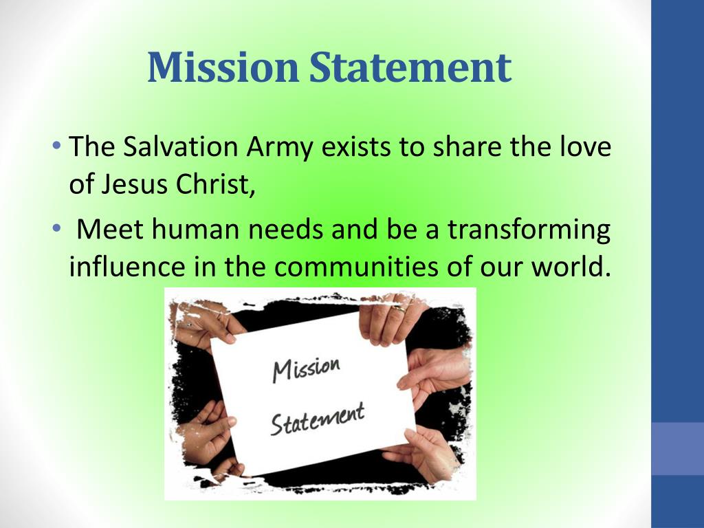 PPT The Salvation Army PowerPoint Presentation, free download ID