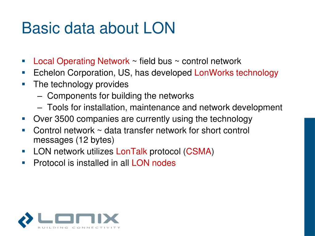 PPT - LON Technology Overview PowerPoint Presentation, free download