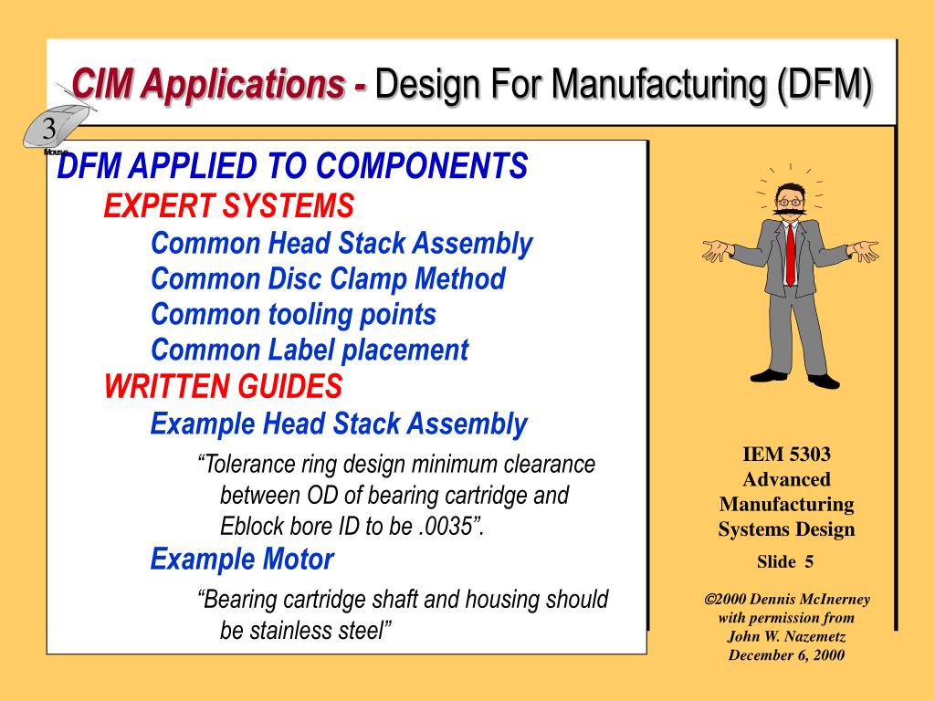 PPT Application of Computer Integrated Manufacturing in Hard Disc
