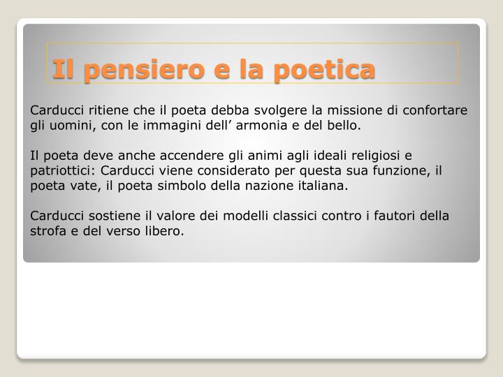 PPT Giosuè Carducci PowerPoint Presentation ID2728536