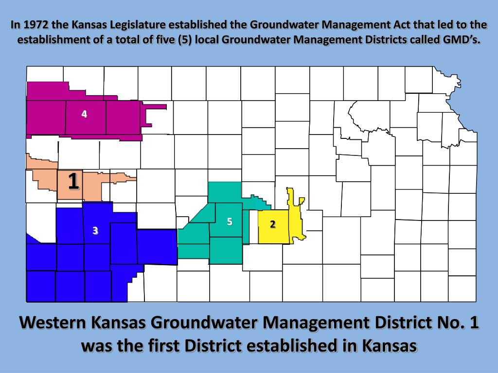 PPT Western Kansas Groundwater Management District No. 1 LEMA