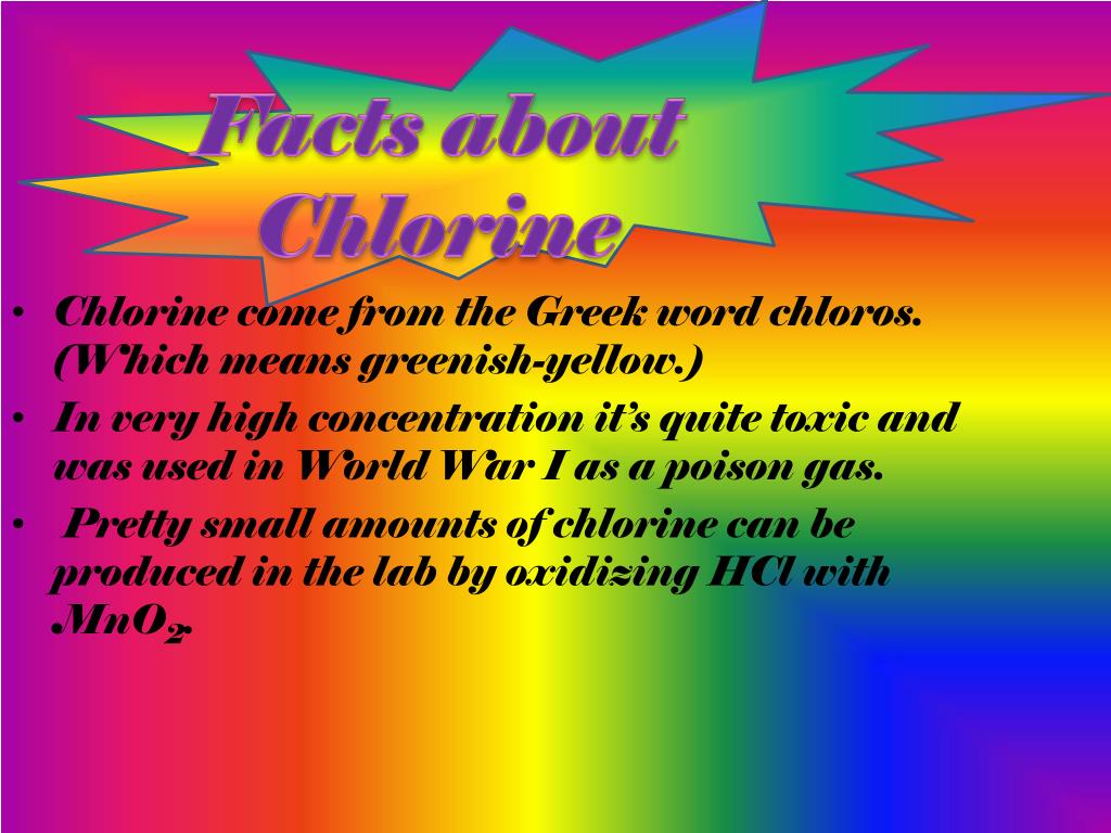 PPT Chlorine PowerPoint Presentation, free download ID2731352