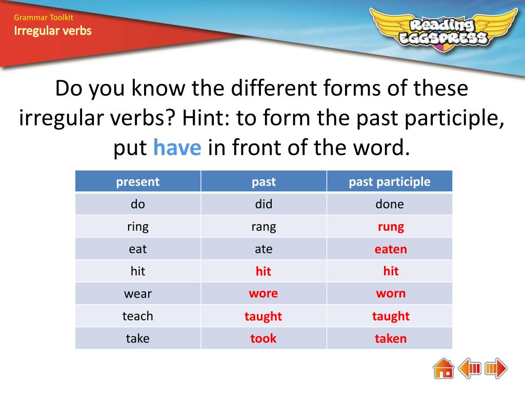 PPT What are irregular verbs? PowerPoint Presentation, free download