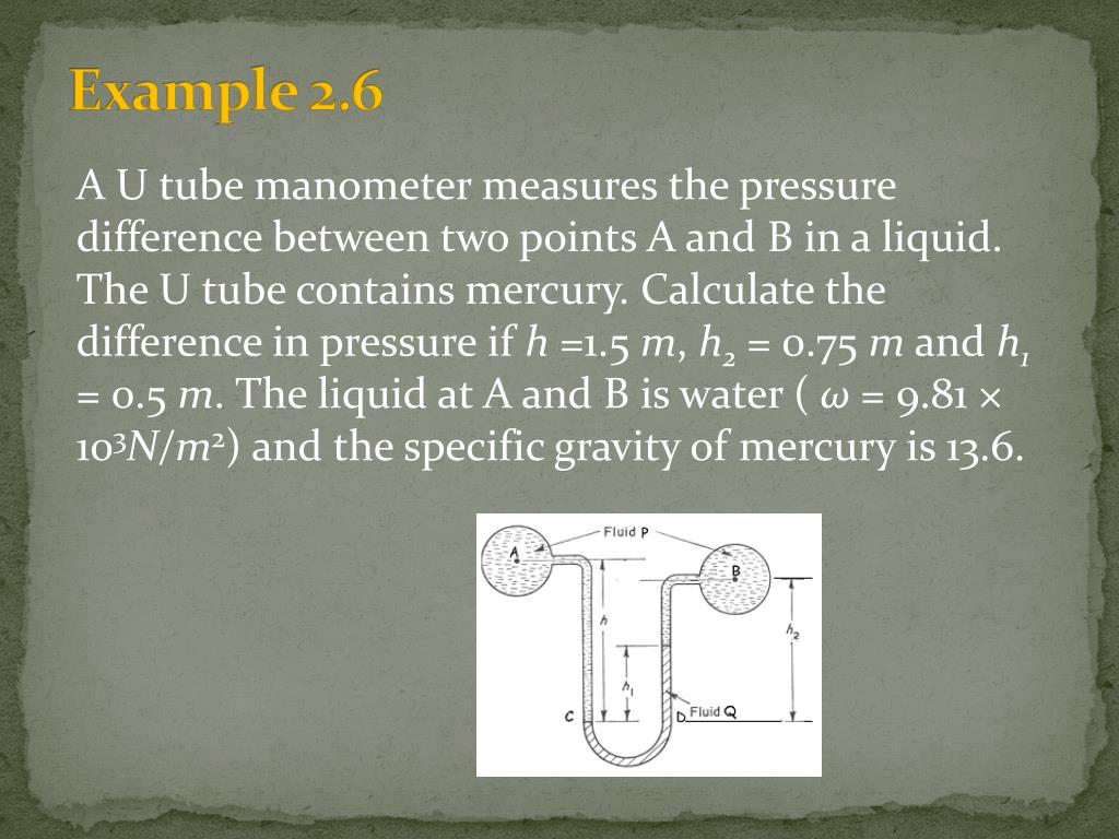 PPT DIFFERENTIAL MANOMETER PowerPoint Presentation, free download