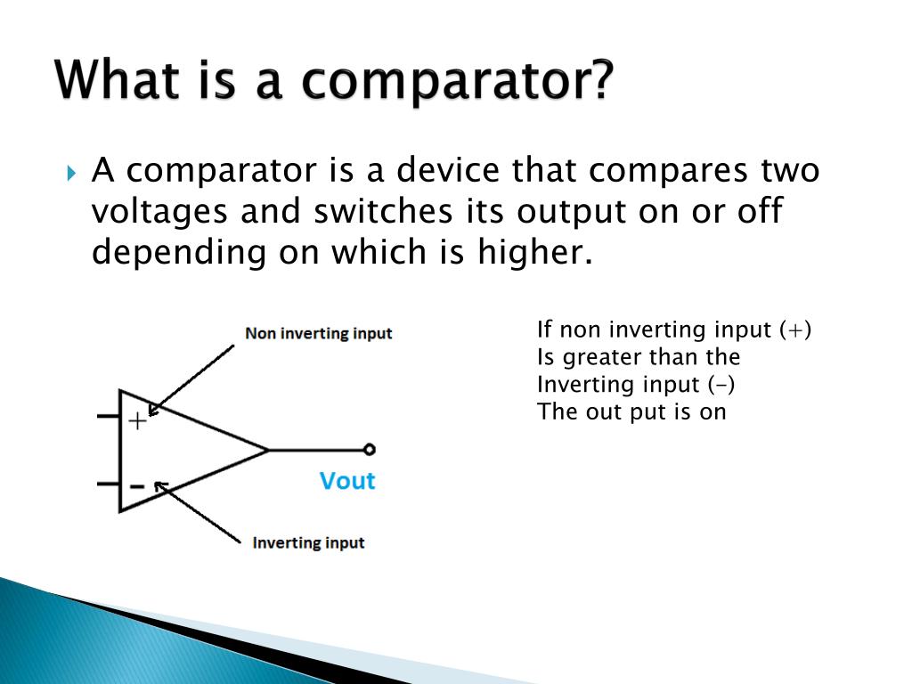 PPT The Comparator PowerPoint Presentation, free download ID2733355