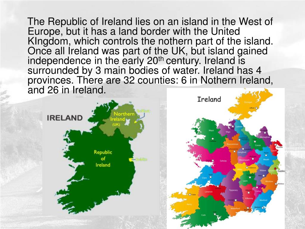 PPT the Republic of Ireland PowerPoint Presentation, free download