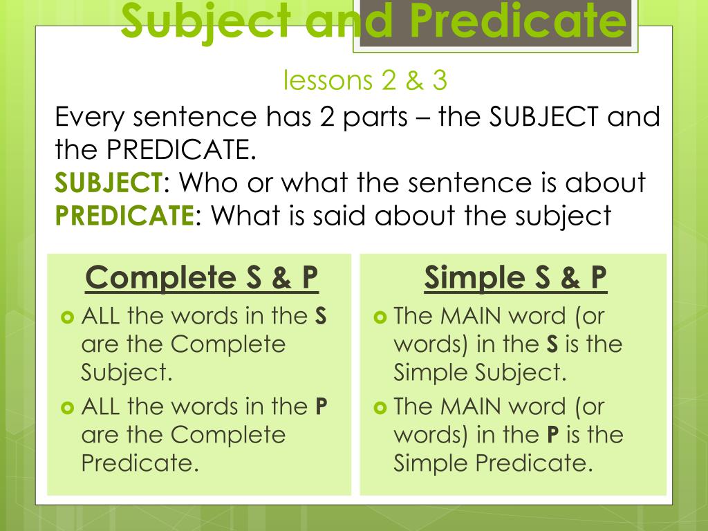 PPT - THE SENTENCE Unit 1 PowerPoint Presentation, free download - ID