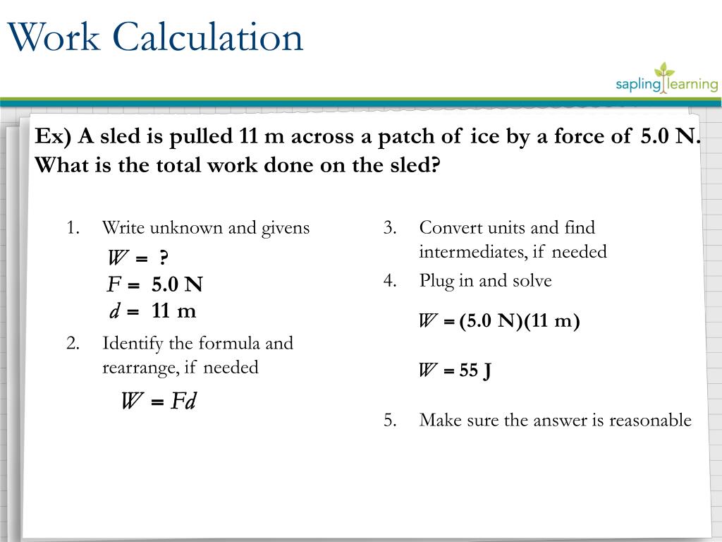 PPT The WorkEnergy Theorem PowerPoint Presentation, free download