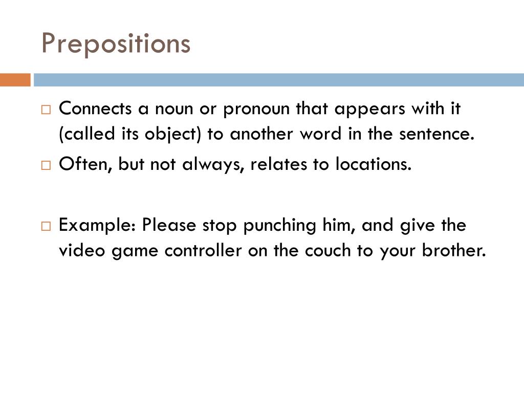 PPT Prepositions, conjunctions, interjections PowerPoint Presentation