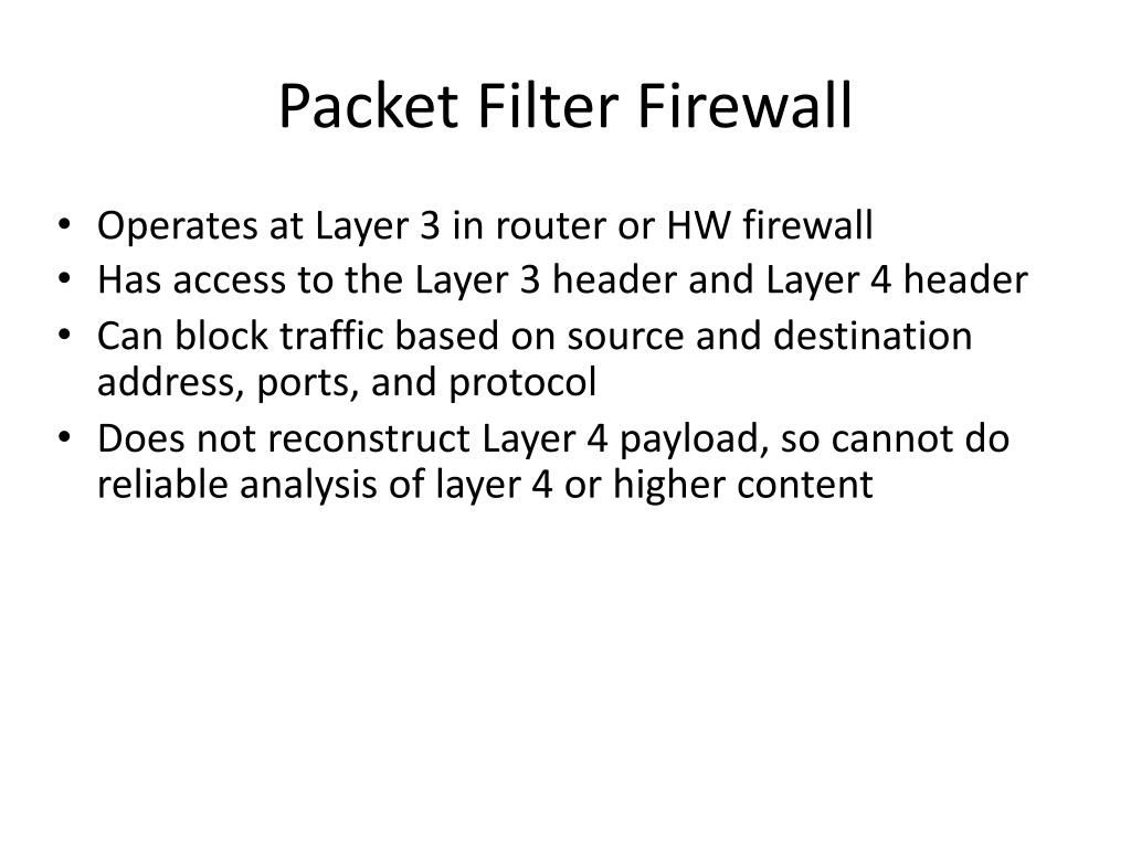 PPT Firewalls PowerPoint Presentation, free download ID2736686