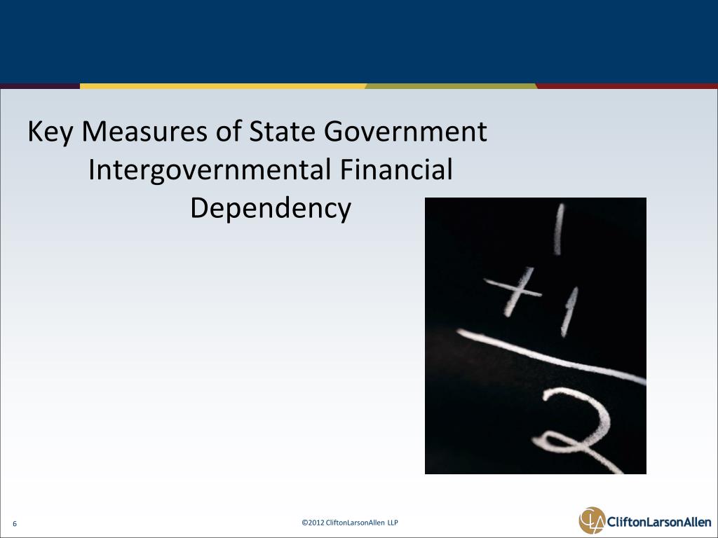 PPT Addressing State and Local Government Financial Dependency on the