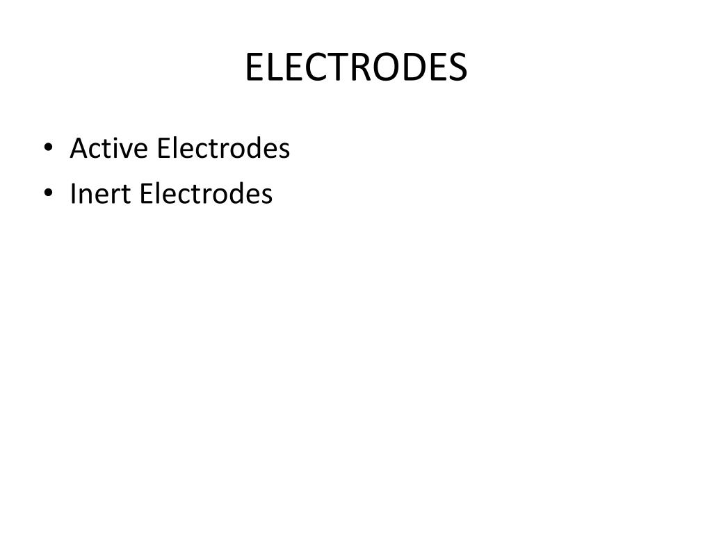 PPT ELECTROCHEMISTRY PowerPoint Presentation, free download ID2737135