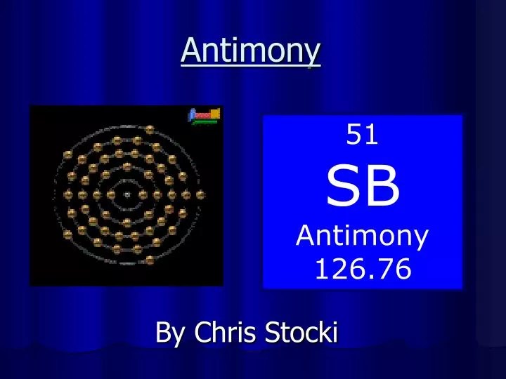 PPT Antimony PowerPoint Presentation, free download ID2737463