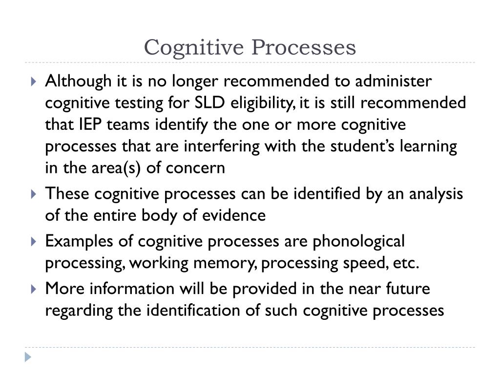 PPT SLD Body of Evidence and Eligibility PowerPoint Presentation