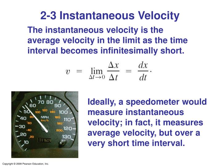 PPT Chapter 2 Describing Motion Kinematics in One Dimension