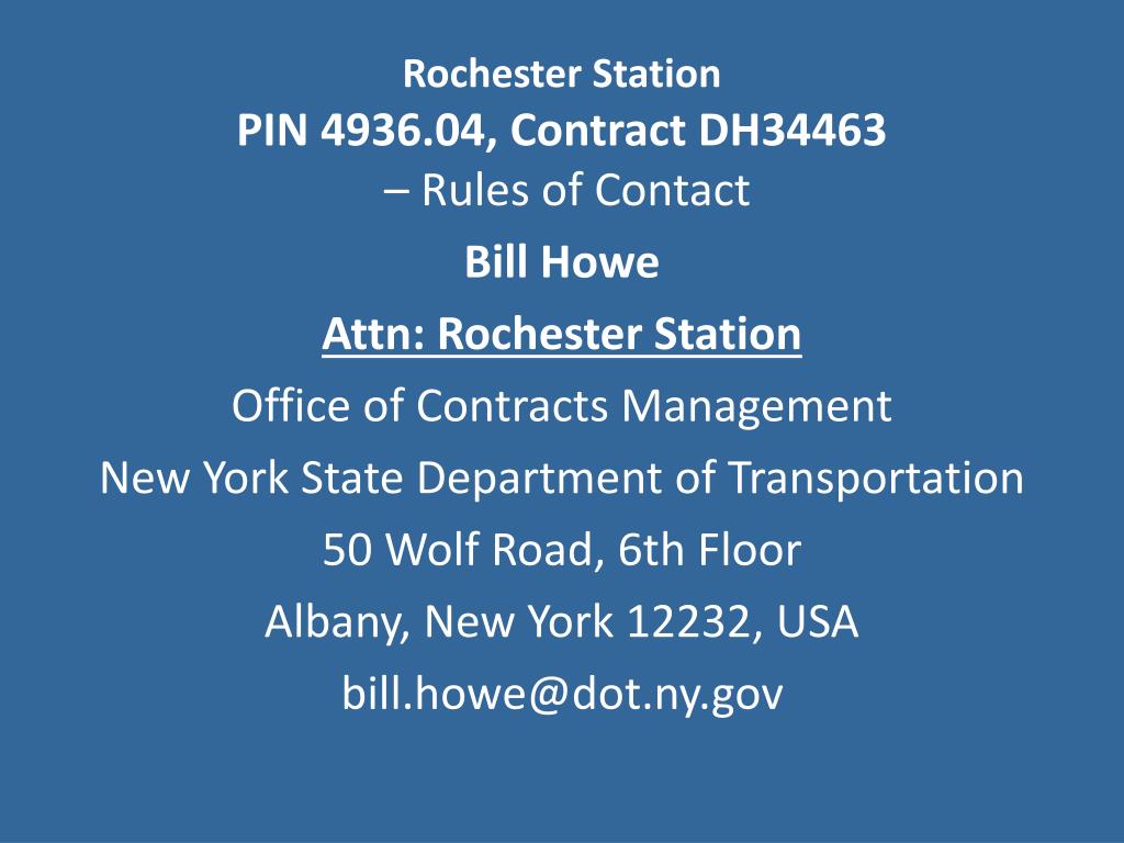 PPT New York State Department of Transportation PowerPoint