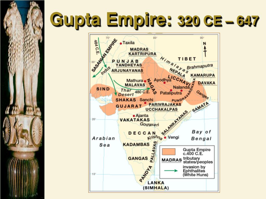 PPT Gupta Empire 320 CE 647 CE PowerPoint Presentation, free download ID2742367