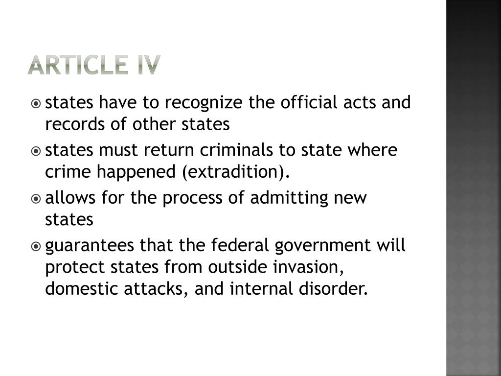 PPT Articles of the Constitution PowerPoint Presentation, free