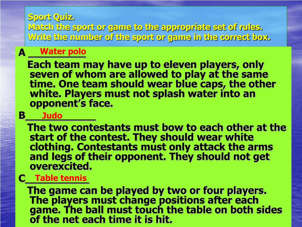 PPT Sport in our life PowerPoint Presentation, free download ID2744064