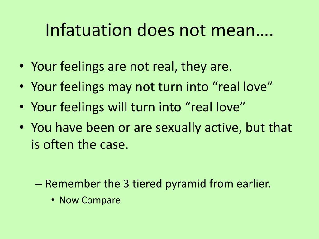 PPT Infatuation A Guide to Healthy Relationships Lesson 2 PowerPoint