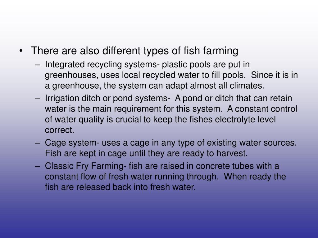 PPT Fish Farming PowerPoint Presentation, free download ID2746478