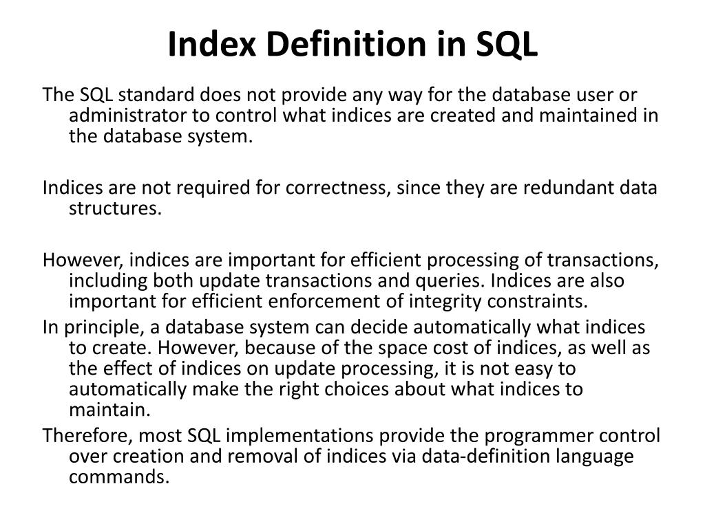 PPT INDEXING AND HASHING PowerPoint Presentation, free download ID