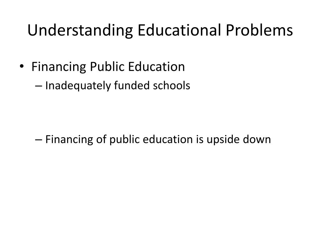 PPT - Problems in Education PowerPoint Presentation, free download - ID