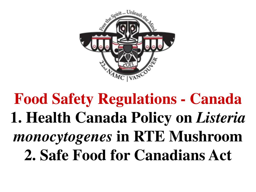PPT Food Safety Regulations Canada Dr Ruby Lee PowerPoint Presentation ID2747885