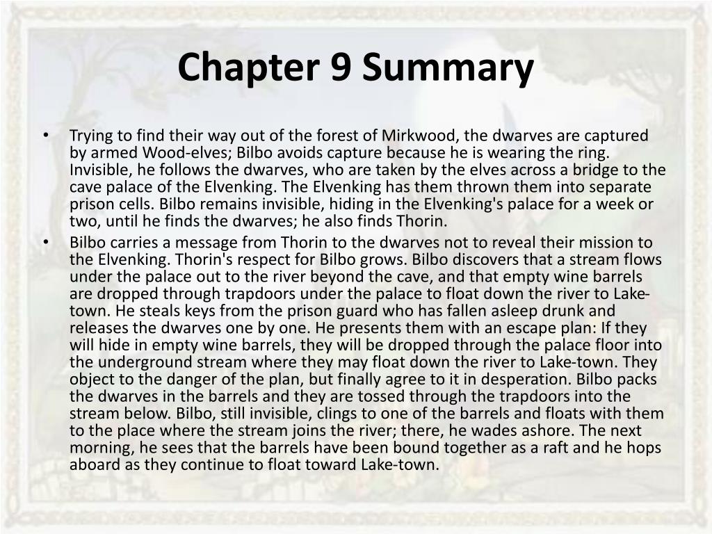 PPT The Hobbit Chapter Summaries PowerPoint Presentation, free